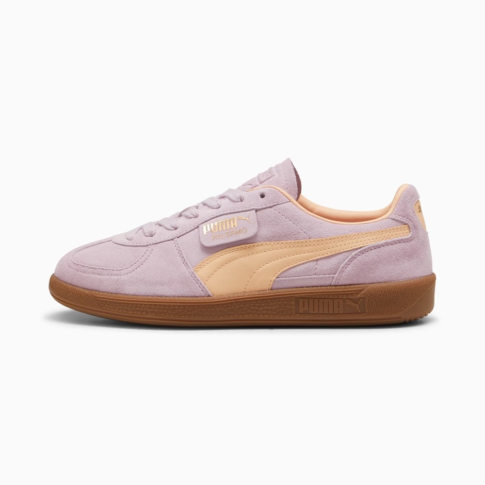Puma Lilac and Peach Sneakers, Size 6
